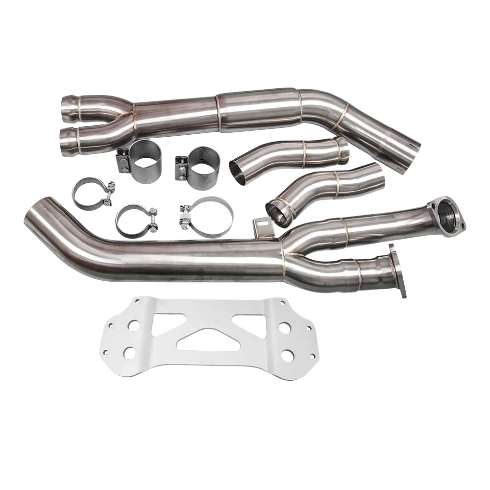 AxisWorks 3.5” Titanium Equal-Length Midpipe for BMW G80/G82 M3/M4 S58 – OPF Delete