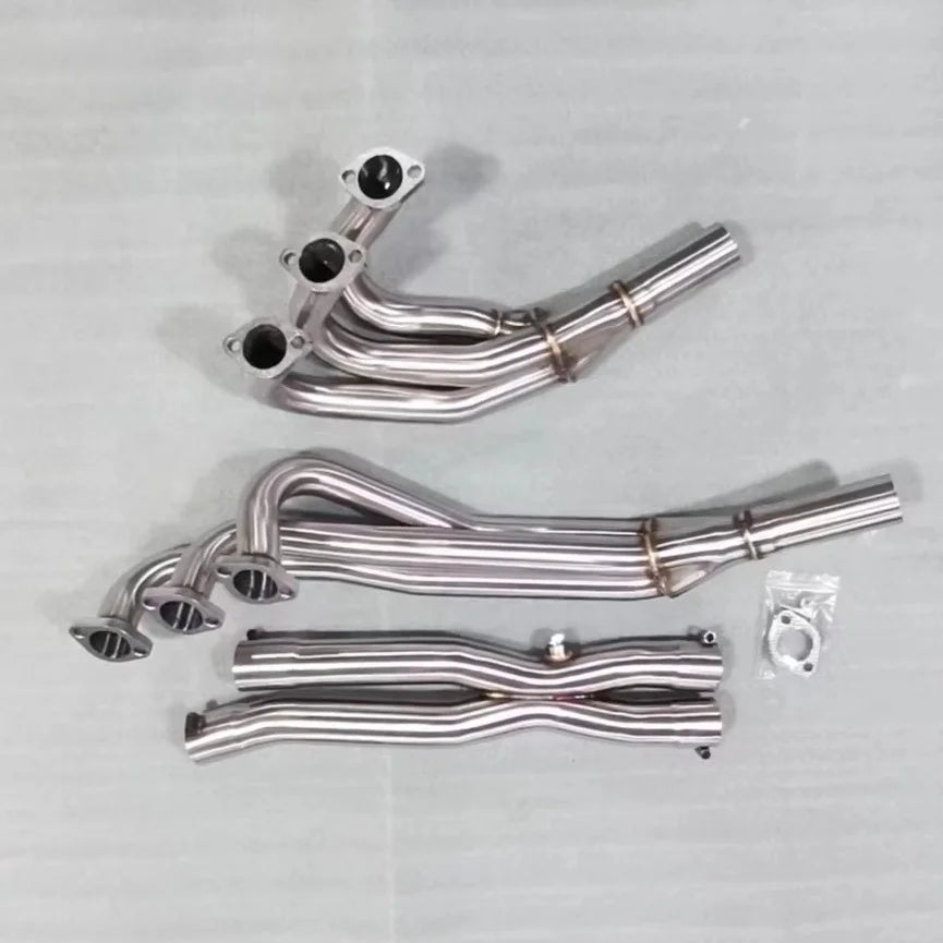 Axisworks Stainless Steel Exhaust Header & Y-Pipe Downpipe – BMW E30 325i / 325e M20 (1984–1991)